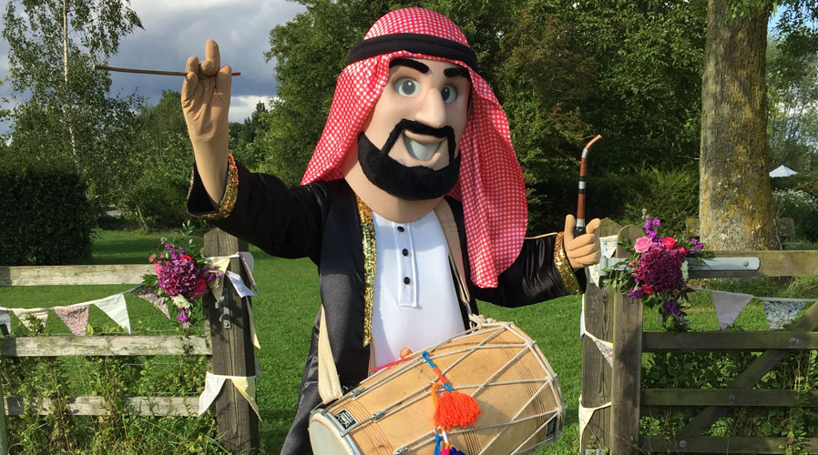 The Sheikh Mascot